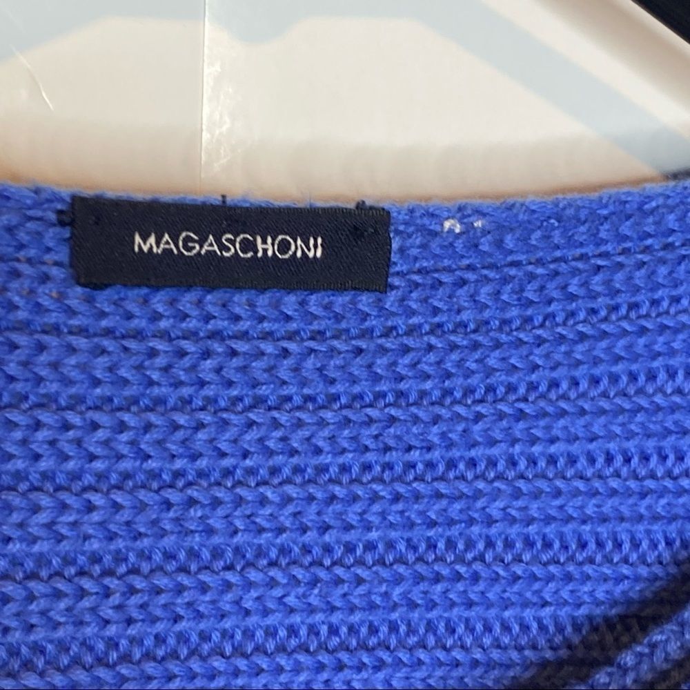 Magashoni Reverse Weave Single Button Wrap Sweate… - image 6